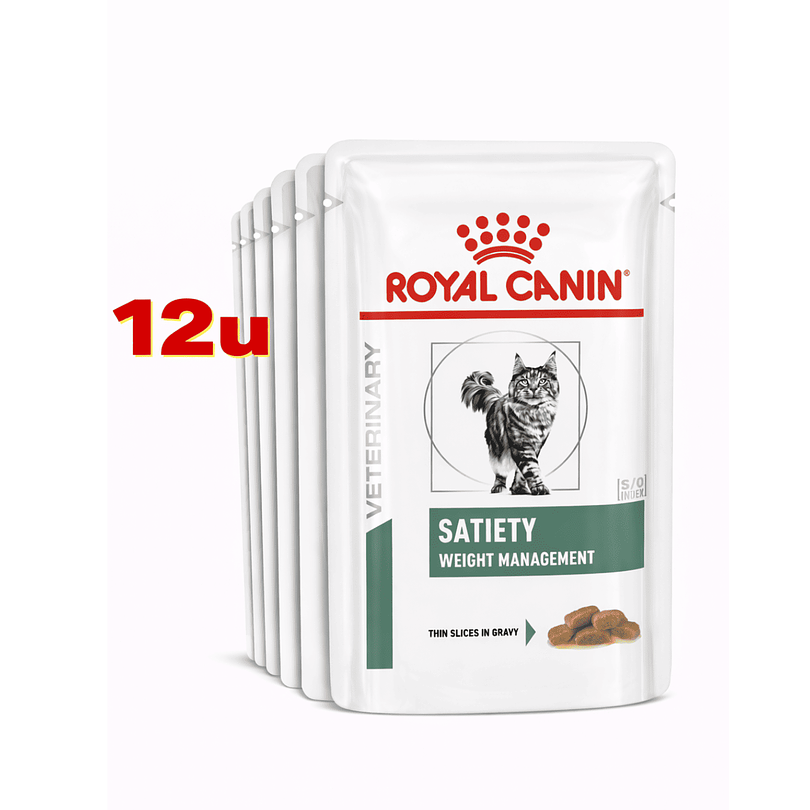 Royal Canin Satiety Feline 85 Gr Pack 12 Und