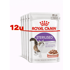 Royal Canin Sterilized Felino 85 gr Pouch Pack 12 Und