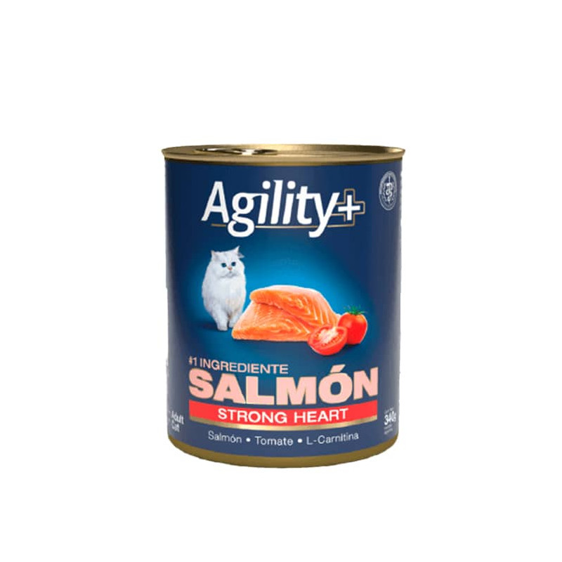 Agility+ Lata Strong Heart para Gatos 340 g