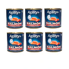 Pack 6 Latas Agility+ Gato Adulto Strong Heart Salmon 340 Gr 2