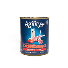 Agility+ Lata Perro Adulto Strong Heart Cordero 340 Gr