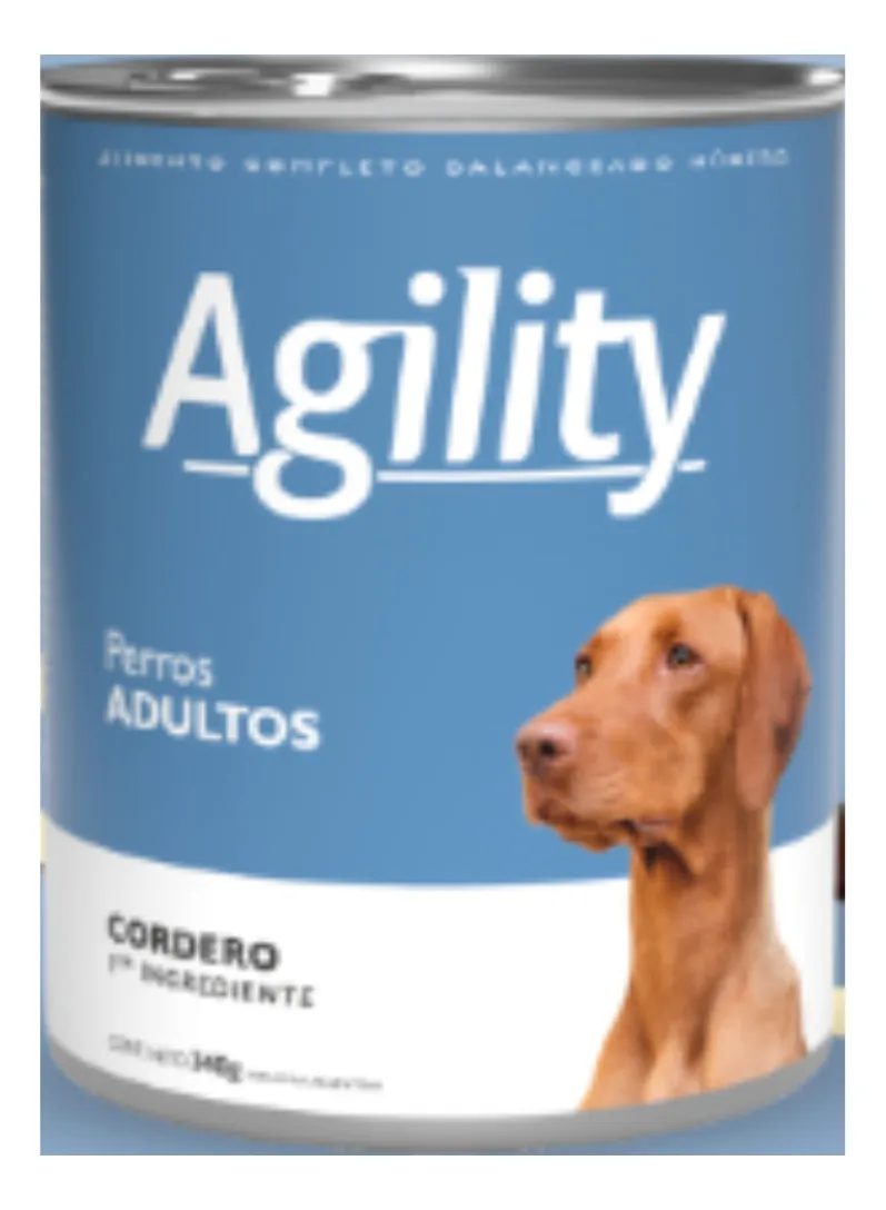 Agility Lata Cordero para Perros 340 g