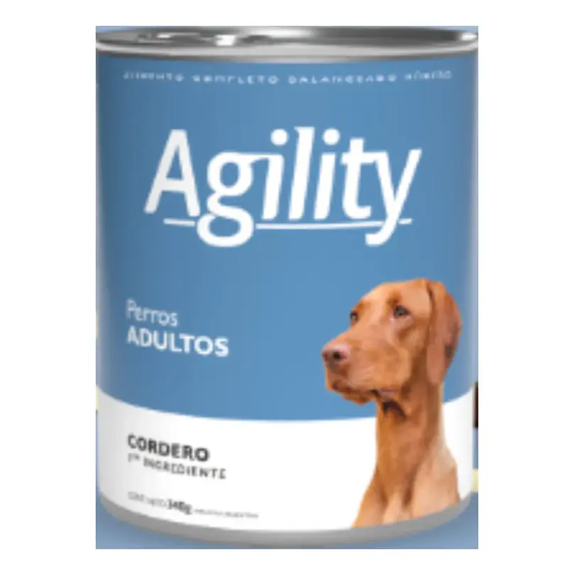 Agility Lata Perro Adulto Cordero 340 Gr 1