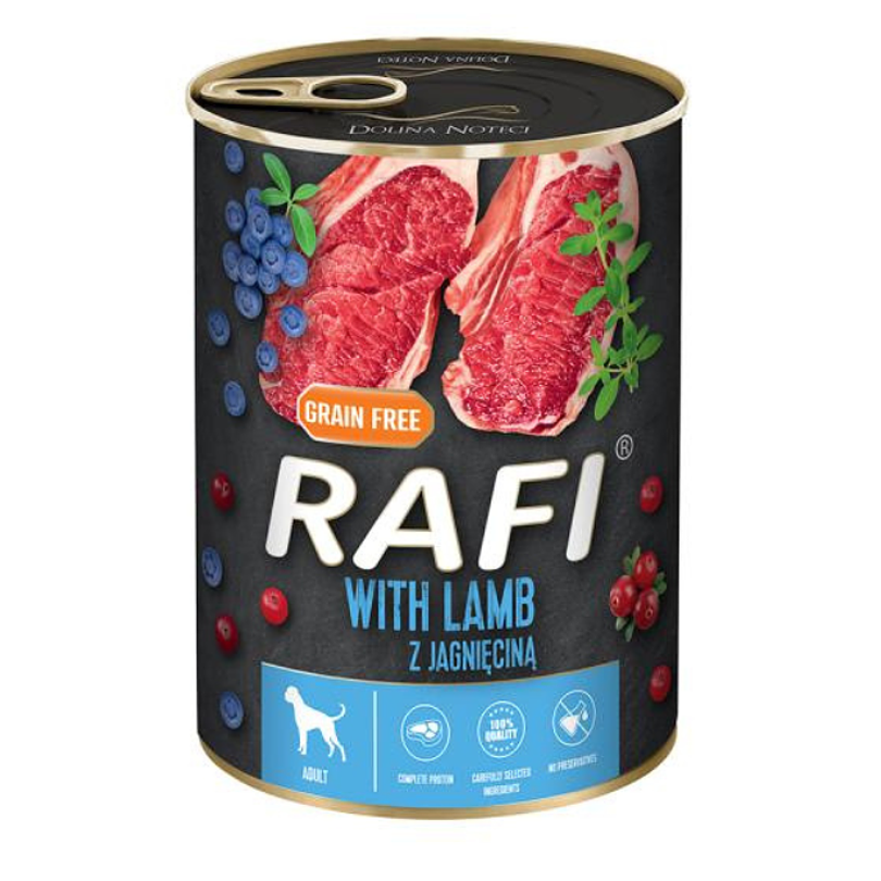 Rafi Lata Perro Adulto Lamb Blueberry and Cranberry 400 Gr