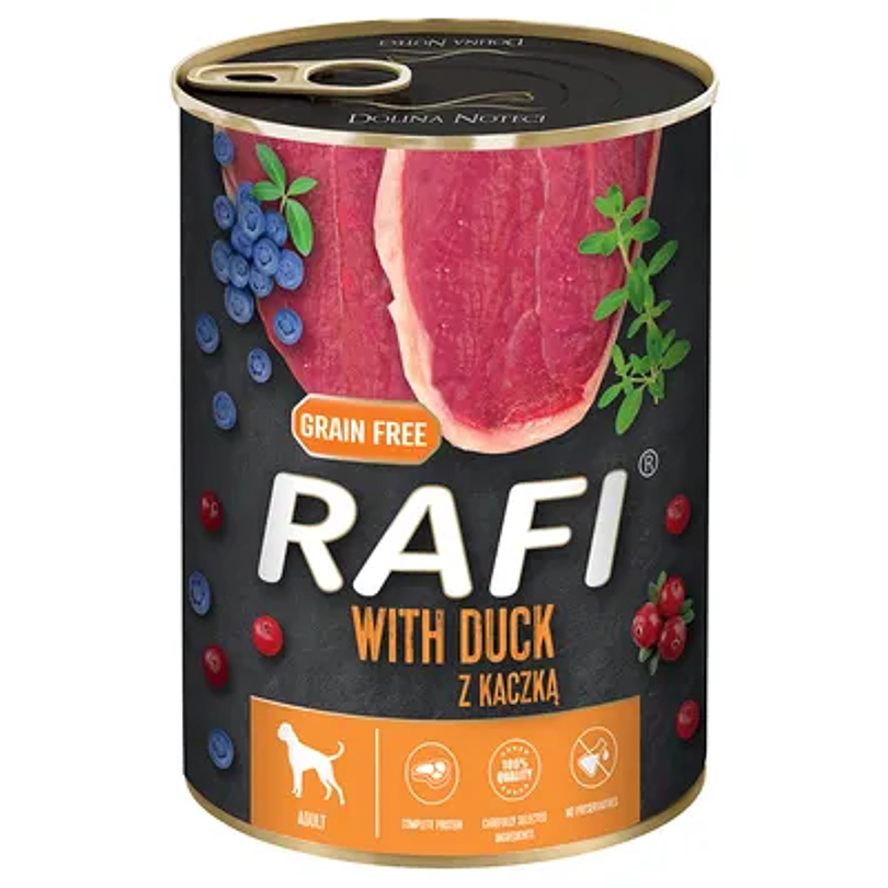 Rafi Lata Perro Adulto Duck Blueberry and Cranberry 800 Gr