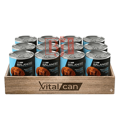 Pack 12 Latas Balanced Souffle Perro Adulto Cordero 340 Gr