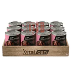 Pack 12 Latas Balanced Souffle Perro Cachorro Pollo 340 Gr 1