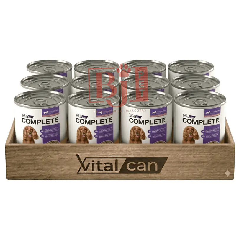 Pack 12 Latas Complete Trocitos En Salsa Carne Perro Adulto 340 Gr 1