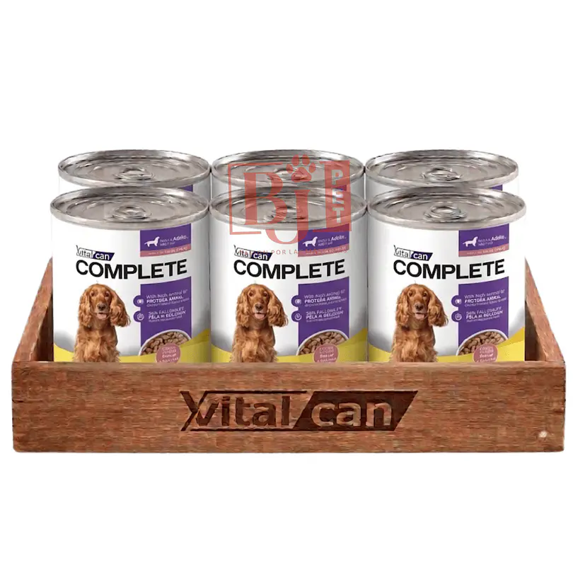 Pack 6 Latas Complete Trocitos En Salsa Pollo Perro Adulto 340 Gr 1