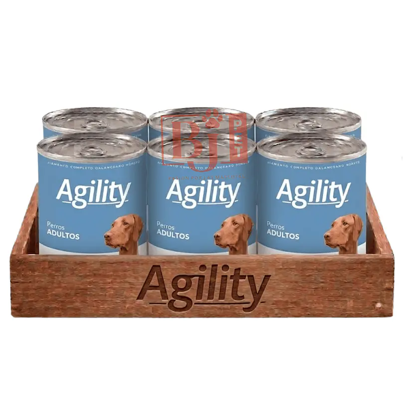 Pack 6 Latas Agility Perro Adulto Cordero 340 Gr 1