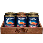 Pack 6 Latas Agility+ Gato Adulto Strong Heart Salmon 340 Gr 1
