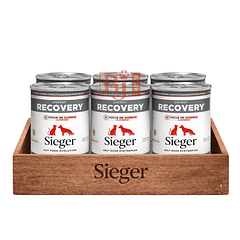 Pack 6 Latas Sieger Recovery Para Perros y Gatos 340 Gr