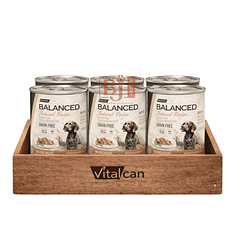 Natural RPack 6 Latas Natural Recipe Filetes Salmón y Cordero Perro Adulto 340 Gr