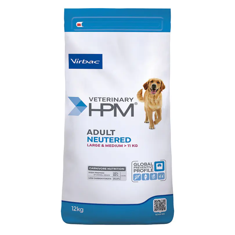 Hpm Virbac Adult Neutered Dog Large & Medium 12 Kg 1