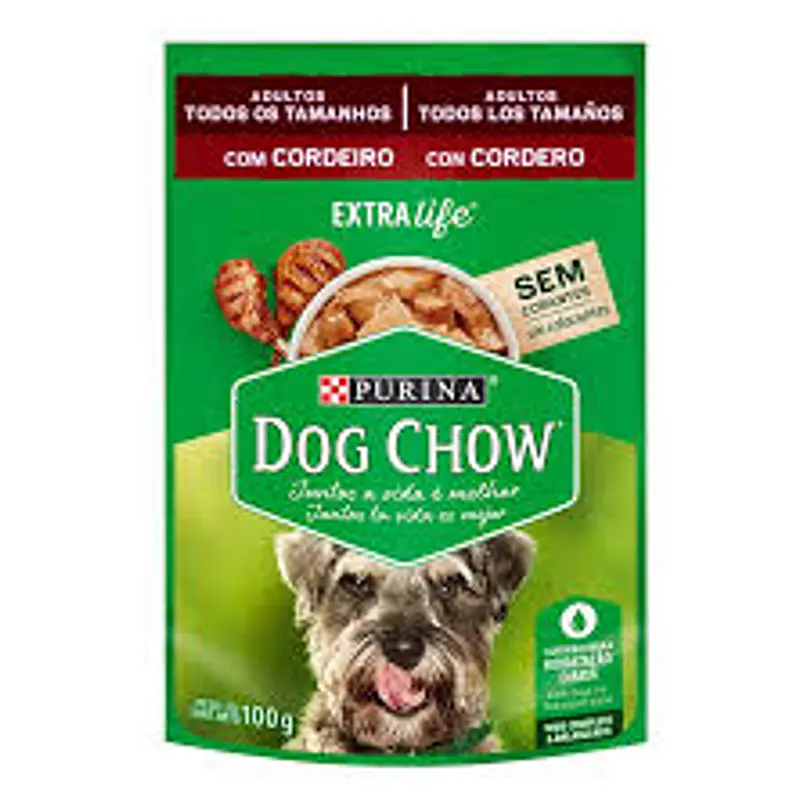 Dog Chow Display 15 Unidades Adultos Cordero 100 Gr
