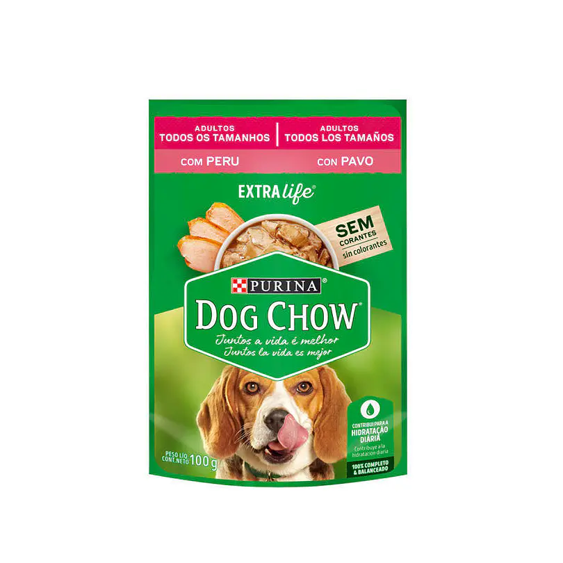 Dog Chow Display 15 Unidades Adultos Pavo 100 Gr