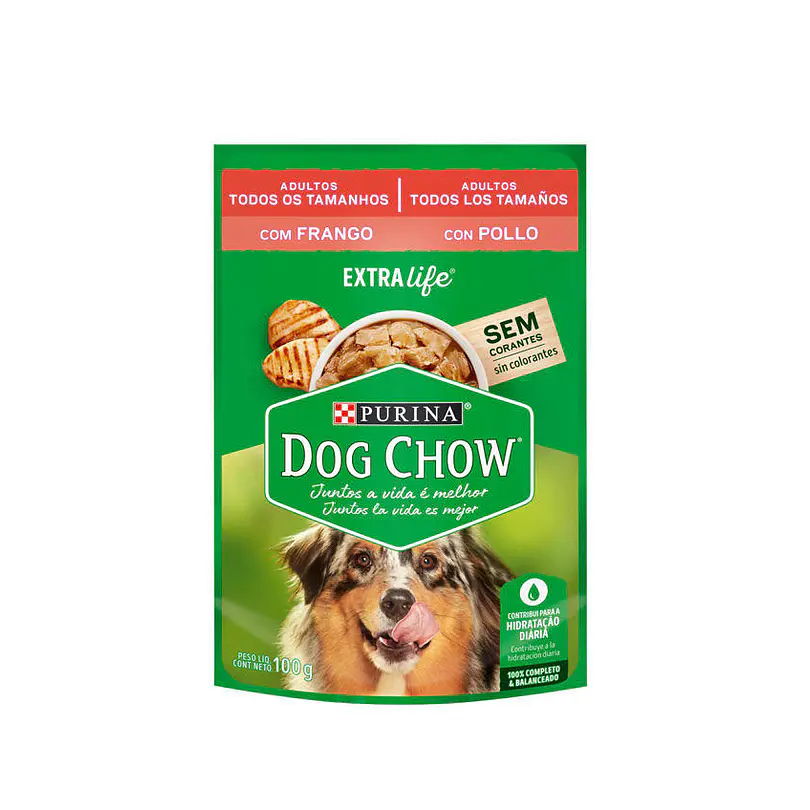 Dog Chow Display 15 Unidades Adultos Pollo 100 Gr