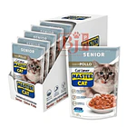 Master Cat Display Trocitos Jugosos Senior Sabor Pollo 85 Gr x 20 U 1