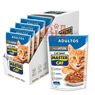 Master Cat Display Trocitos Jugosos Adulto Sabor Atún 85 Gr x 20 U 1