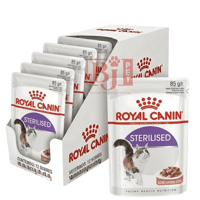 Royal Canin Sterilized Felino 85 gr Pouch Pack 12 Und 1