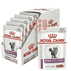 Royal Canin  Renal Chicken Feline 85 grs Pack 12 Und
