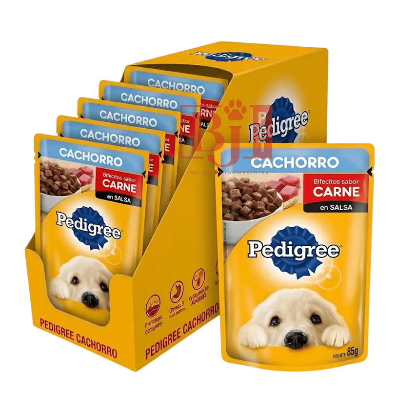 Alimento Húmedo Pedigree Cachorro Carne 12 U 1