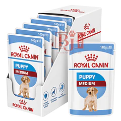 Royal Canin Medium Puppy Pouch 140 Gr Pack 10 Und