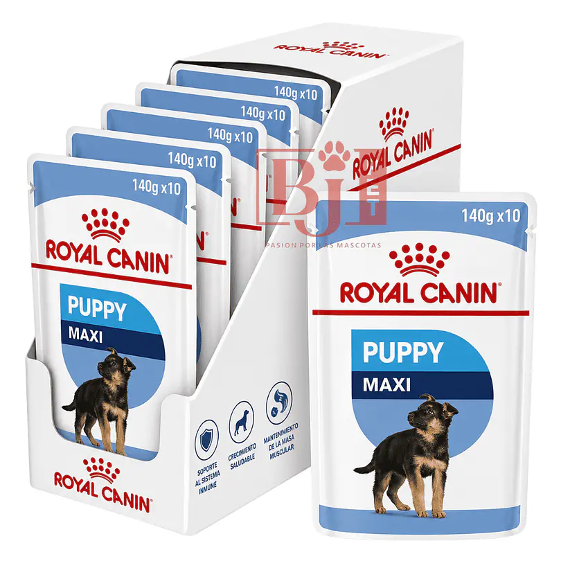 Royal Canin Maxi Puppy Pouch 140 Gr Pack 10 Und 1