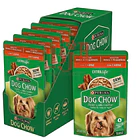 Pack 20 Pouch Dog Chow  Adulto Rz Pequeña Carne 100 Gr 1