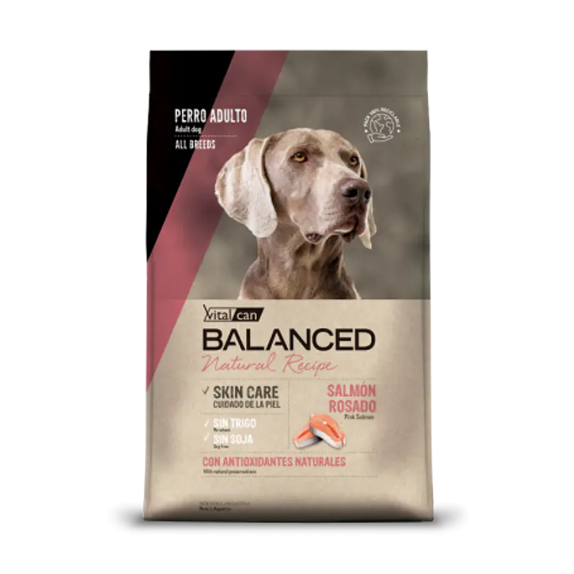 Balanced Natural Recipe Perro Salmon Rosado 15 + 2 Kg