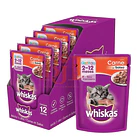Alimento Húmedo Whiskas Gatito Carne Caja 12 U 85 Gr 1