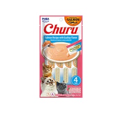 Churu Cat Salmon Recipe With Scallop Flavor 56 Gr