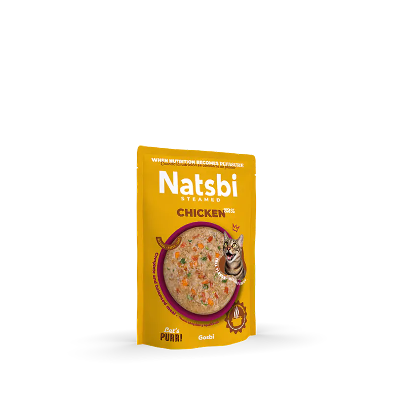 Natsbi Cat Steamed Chicken 80 Gr