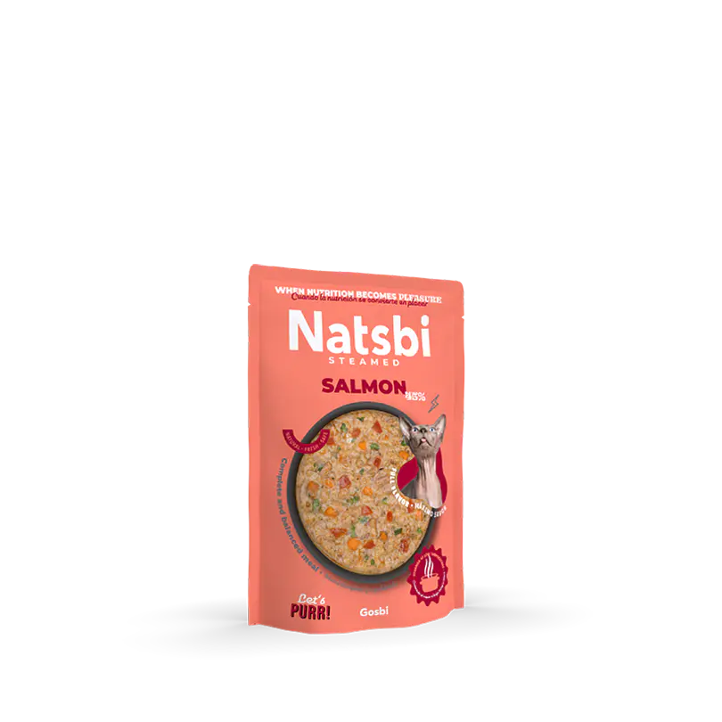 Natsbi Cat Steamed Salmon 80 Gr