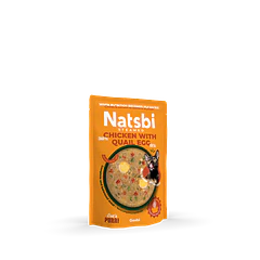 Natsbi Cat Steamed Chicken With Quail Egg 80 Gr