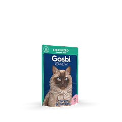 Gosbi Delicat Adult Sterilized Chicken & Sardine Loaf 70 Gr