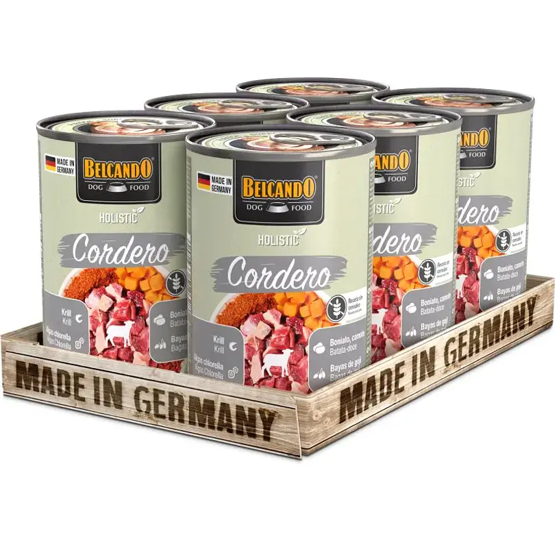 Pack 6 Latas Belcando Cordero 400 Gr