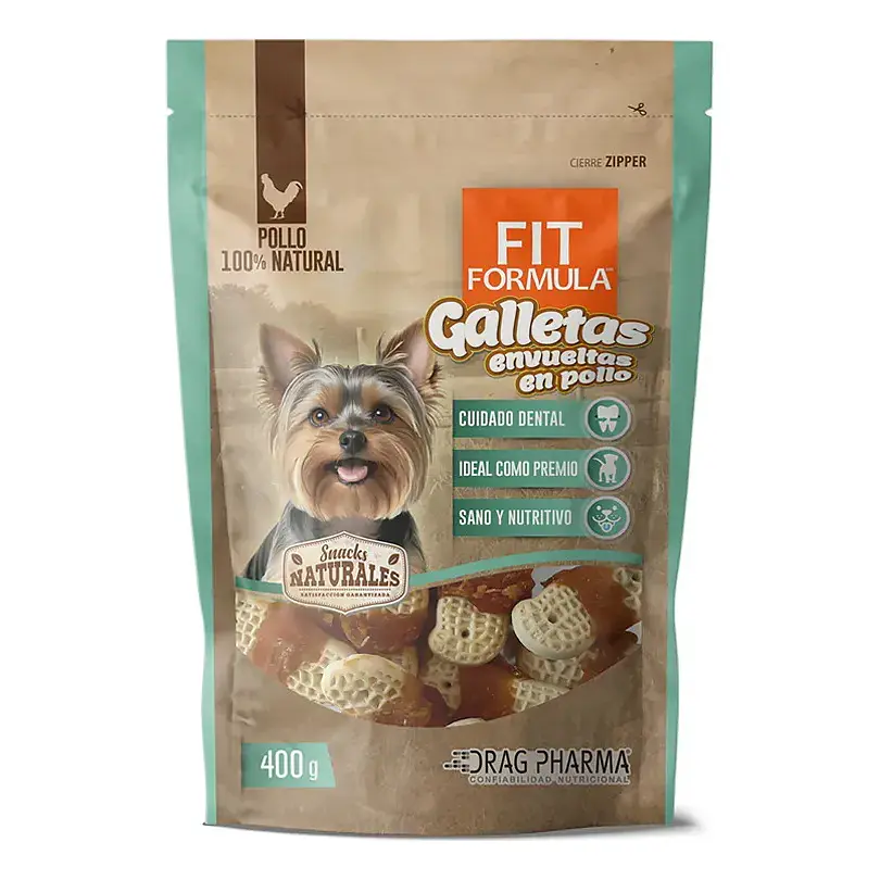 Fit Formula Galletas Envueltas En Pollo 400 Gr