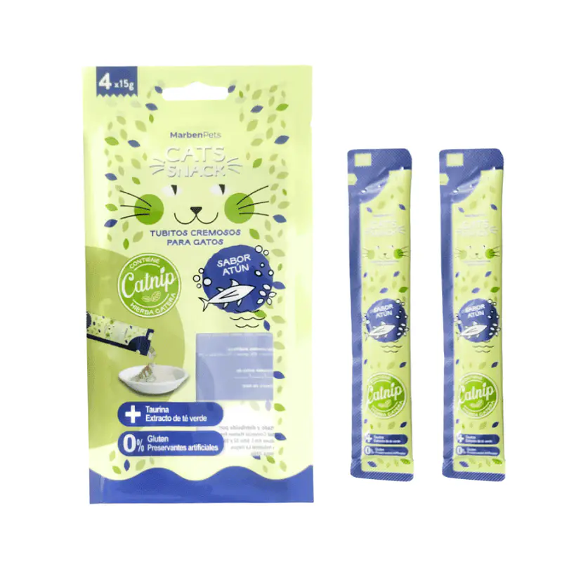 Cats Snack Cremoso Atún Con Catnip 60 Gr 1