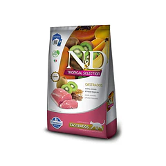 ND Tropical Feline Adulto Castrado Cerdo 1.5 Kg