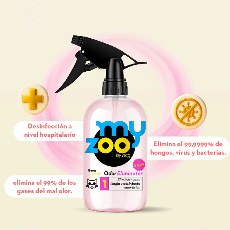 MyZoo Eliminador De Olores Gato 500 Ml 2