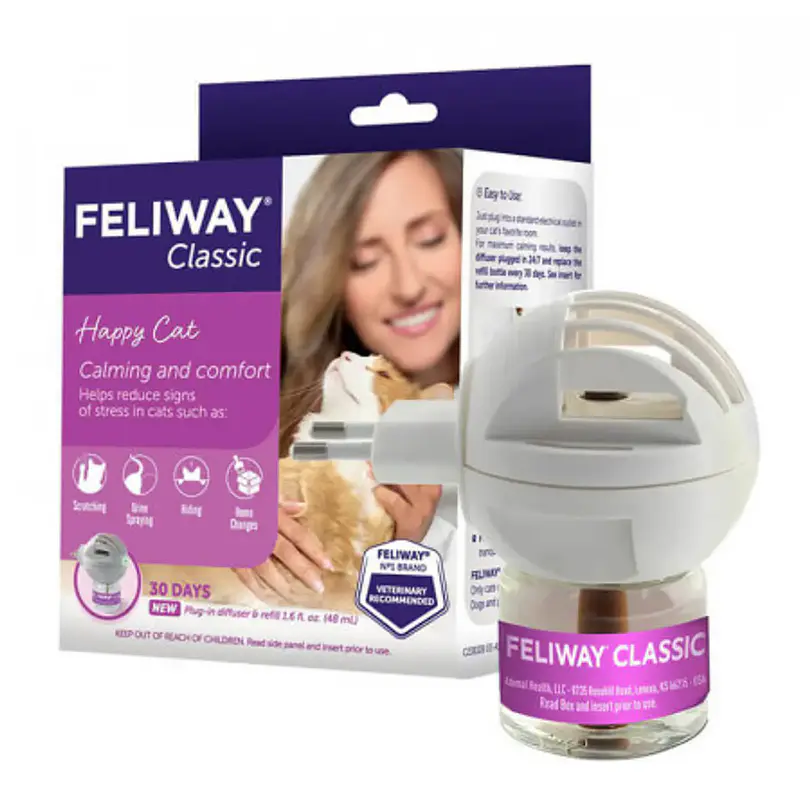 Feliway Classic Difusor Gato + Repuesto 48 Ml 1