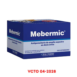 Mebermic 50 Sobres X 1 Comp Hasta 10 Kg