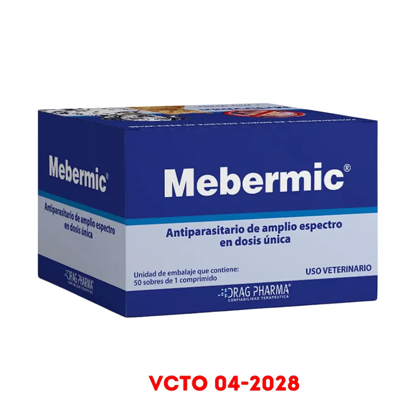 Mebermic 50 Sobres X 1 Comp Hasta 10 Kg 1