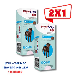 Bravecto  1 mes 400 Mg (20 - 40 Kg) 2x1 Vencimiento 07/2026