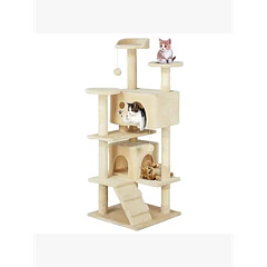 Rascador 2 Casas Beige