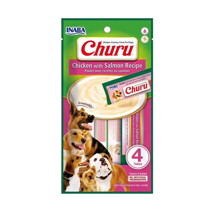 Churu Pollo Con Salmon 4u X 14 Gr (56 Gr) Usd613  1