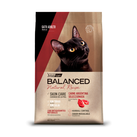 Balanced Natural Recipe Gato Carne Argentina 3 Kg