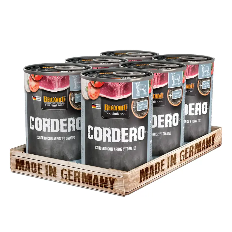 Pack 6 Latas Belcando Cordero 800 Gr 1