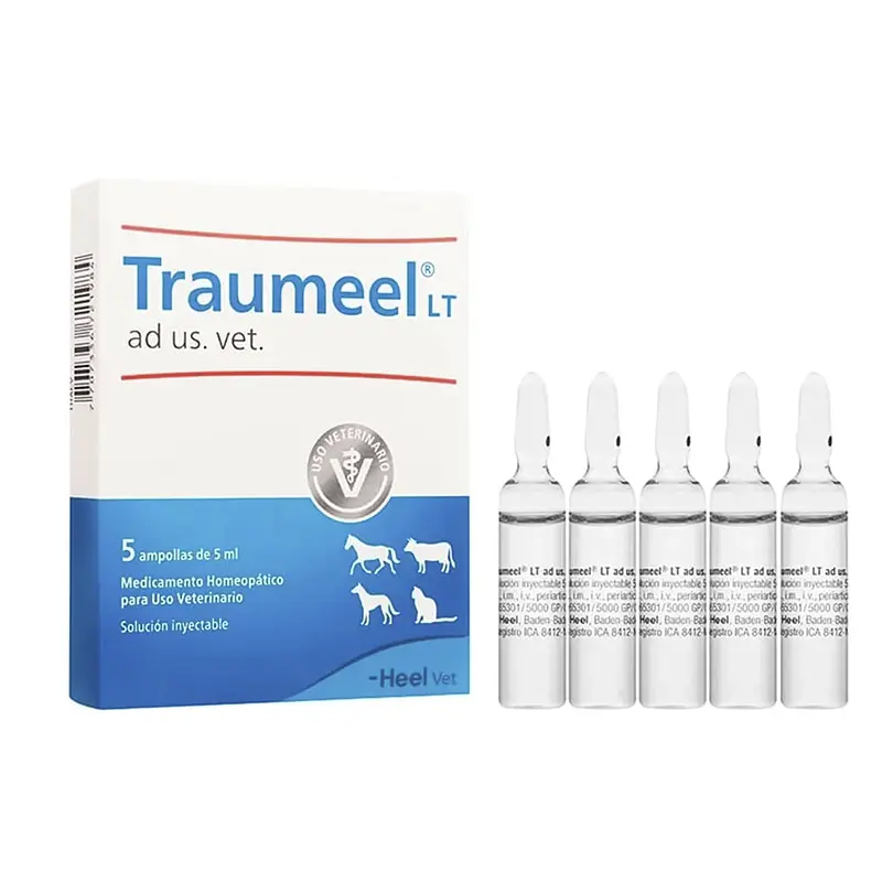 Traumeel Vet Inyectable 5 Ampollas 5 Ml